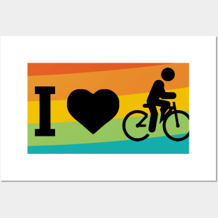 Amor por el ciclismo Posters and Art